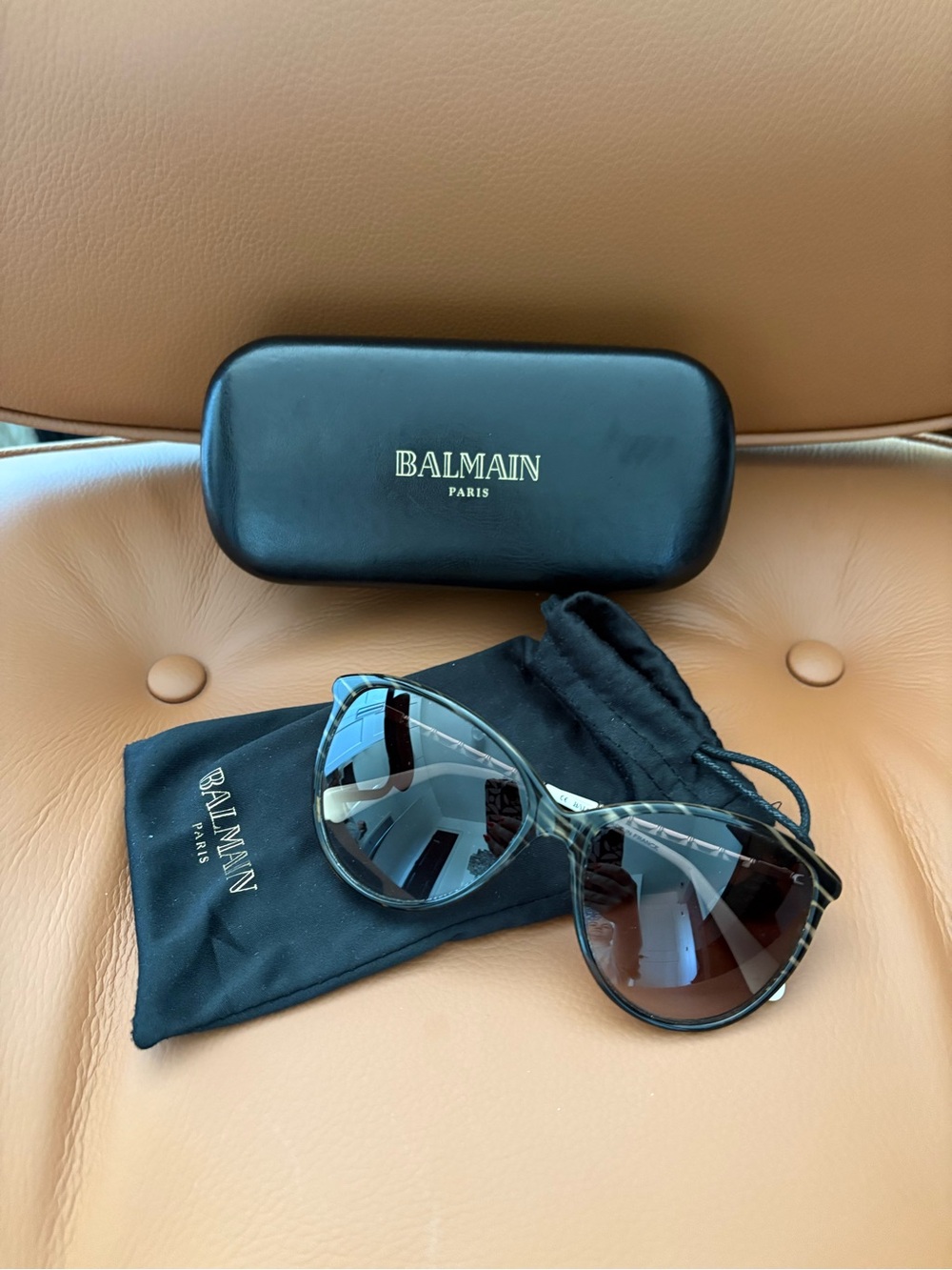 Balmain Tortoiseshell Cat-Eye Sunglasses with Gradient Lenses